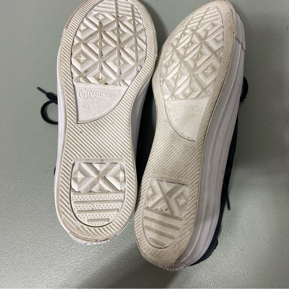 Converse All Start Animal Print Leopard Cheetah Women's 9.5 Black White Sneakers - Picture 8 of 10